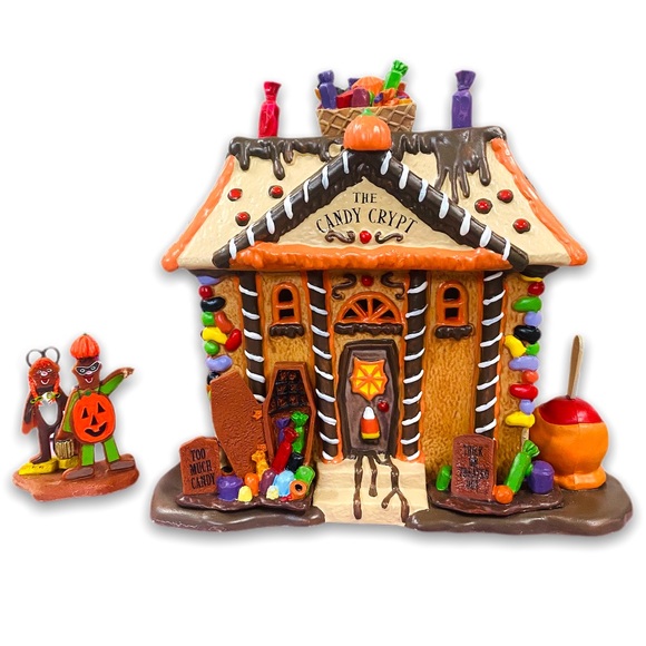 Lemax Sugar N Spice The Candy Crypt Shop Molasses Falls Miniature Village House - Picture 1 of 13